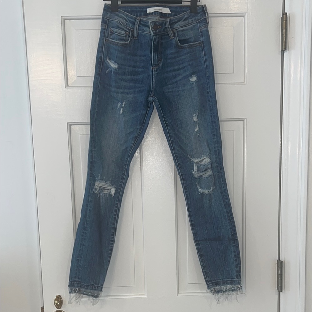Hidden Women's Distressed Blue Jeans